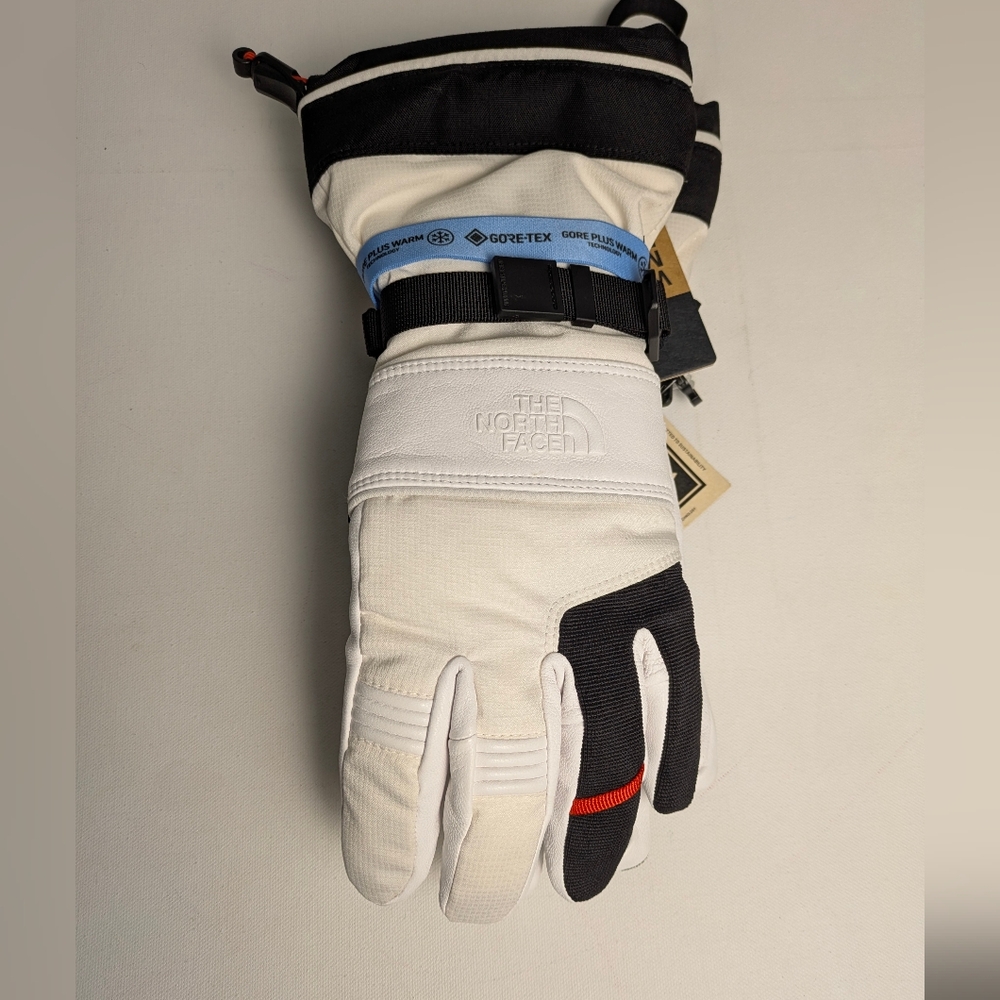 New THE NORTH FACE Women's Montana Pro Ski Gloves Size S Gardenia White Warmest - Picture 2 of 11